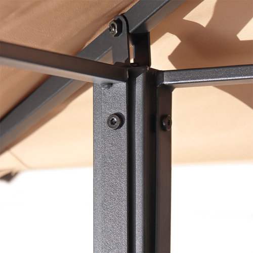 Abble Inc. 8 Ft. W x 5 FT. D Steel Grill Gazebo Gazebo & Reviews Wayfair